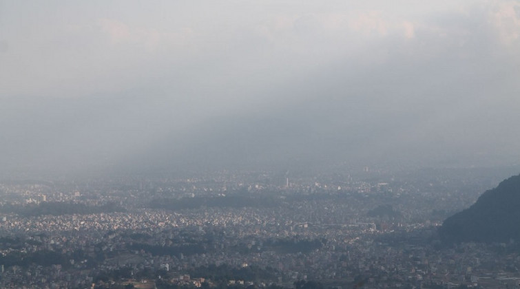 काठमाडौंको तापक्रम १.६ डिग्री